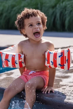 Zwemarmbandjes -  Red-White Whale - Inflatable Swimming Armbands 2-6-Swim Essentials Clearance