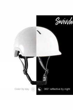 Fashion Swivvle Fietshelm Model Sirius Ivory White
