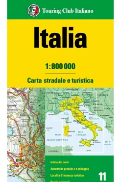 Kaart Italië R/V (+R)-TCI Outlet