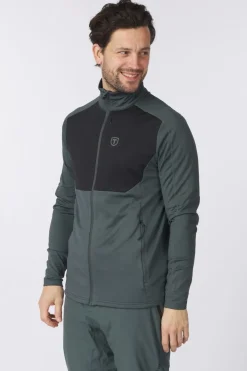 Discount Tenson Fleece Txlite Full Zip Coal Green Shell