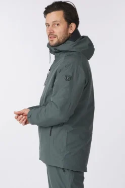 New Tenson Prime Pro Ski Jacket Coal Green Shell