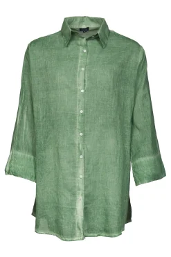 New Terre Rouge Jurk Ample Vert Empereur