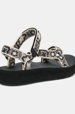 Hot Teva Midform Universal Neon Floral Black/ White