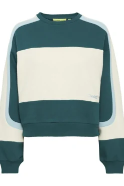 Best The Jogg Concept Trui Jcsage Block Sweat Deep Teal