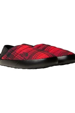 Fashion The North Face Anti-Slip Sokken M Thermoball Traction Mule V Novelty Tnf Red Yarn Dye Plais/Tnf Black