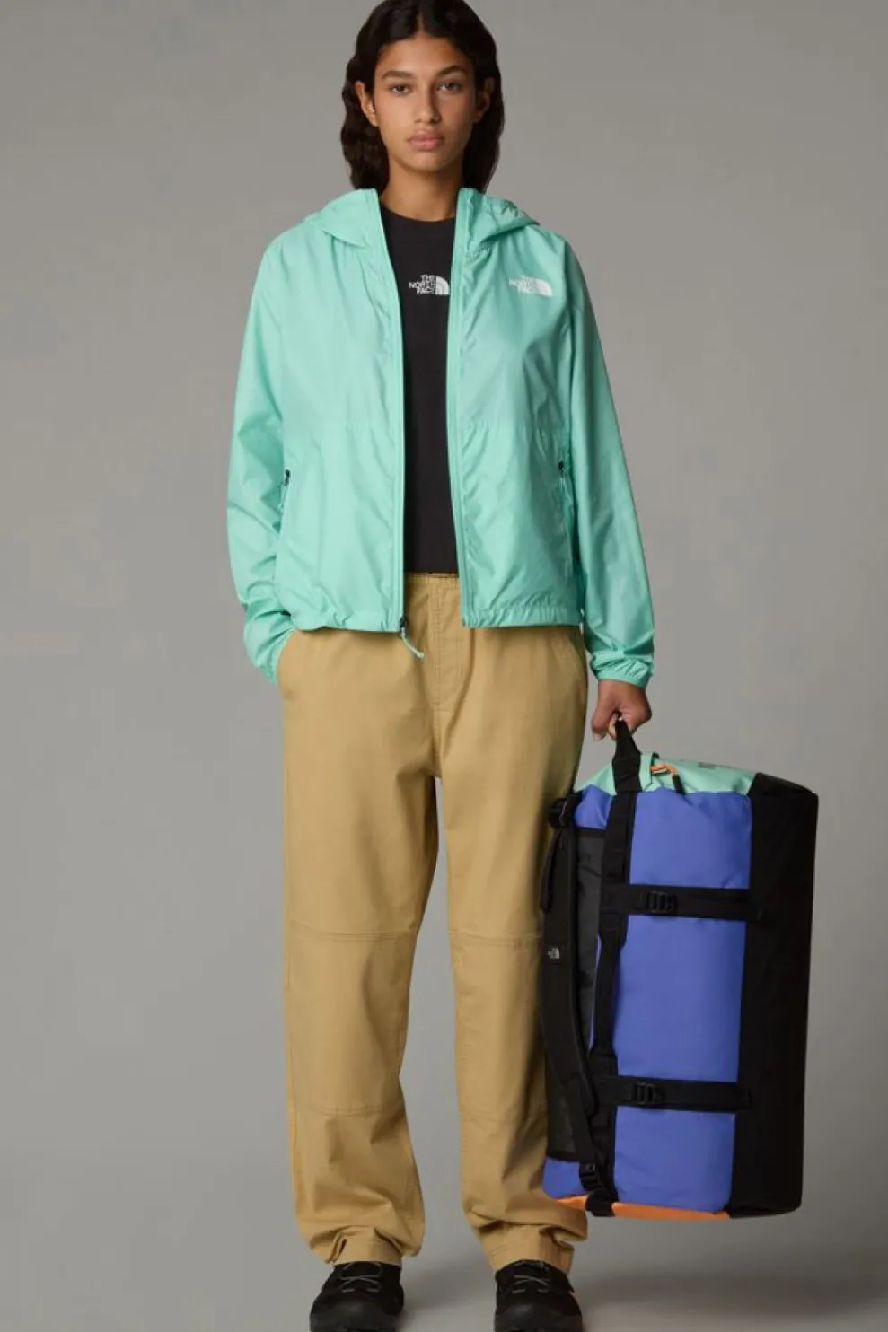 Sale The North Face Broek W Beta Utility Belted Pant Khaki Stone