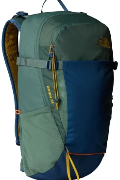 New The North Face Dagrugzak Basin 24 Duck Green/Shady Blue