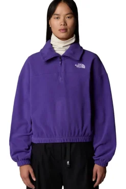 Discount The North Face Fleece 100 Glacier Half Zip Peak Purple