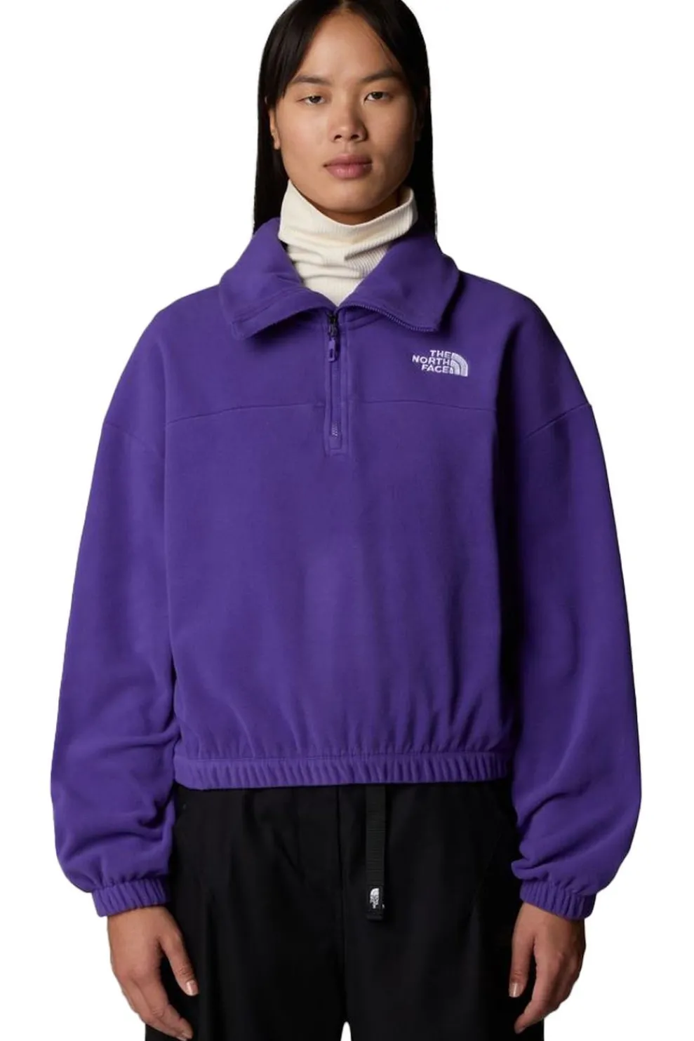 Discount The North Face Fleece 100 Glacier Half Zip Peak Purple
