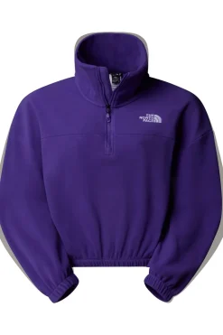 Discount The North Face Fleece 100 Glacier Half Zip Peak Purple