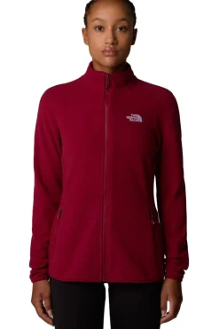 Discount The North Face Fleece 100 Glacier Fz Beetroot