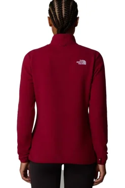 Discount The North Face Fleece 100 Glacier Fz Beetroot