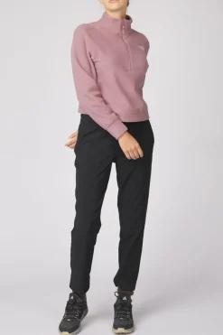 Outlet The North Face Fleece 100 Glacier Half Zip Fawn Grey