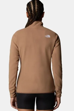 Online The North Face Fleece 100 Glacier 1/4 Zip - Eu Mid Brown/Mid Brown