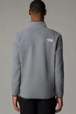 Outlet The North Face Fleece 100 Glacier 1/4 Zip Tnf Medium Grey Heather-Npf