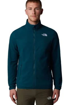 Sale The North Face Fleece 100 Glacier Full Zip Midnight Petrol