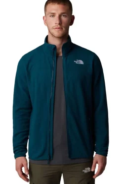 Sale The North Face Fleece 100 Glacier Full Zip Midnight Petrol