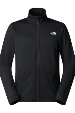 Clearance The North Face Fleece Cedar Trail Grid Full Zip Tnf Black