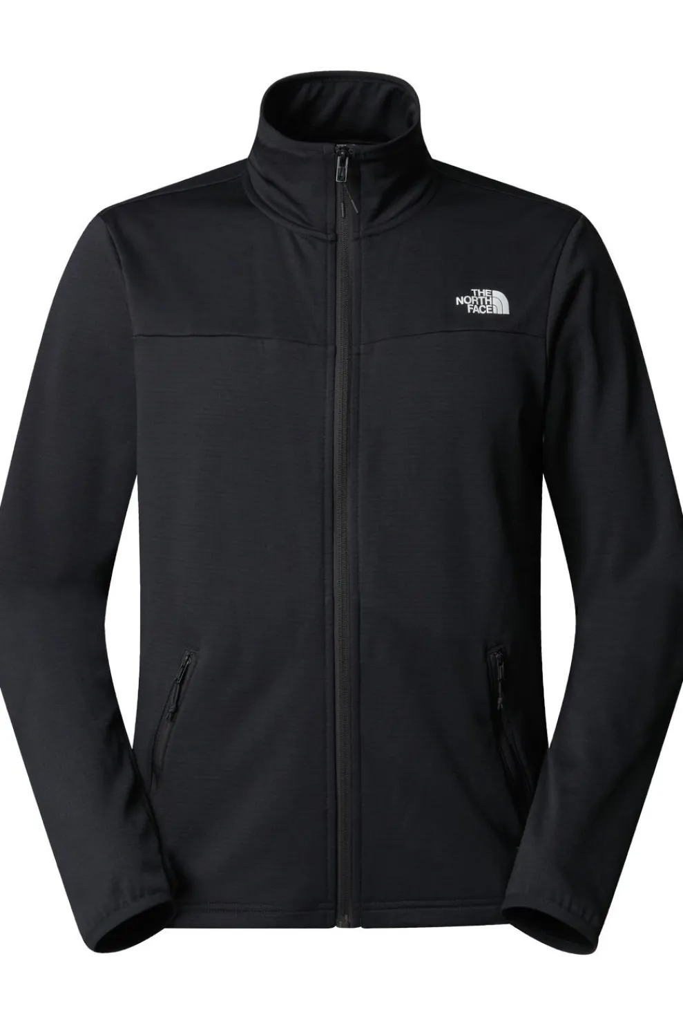 Clearance The North Face Fleece Cedar Trail Grid Full Zip Tnf Black