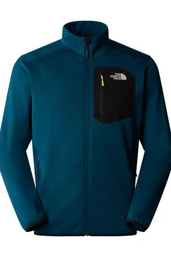 Discount The North Face Fleece Crest Fz Midnight Petrol/Tnf Black