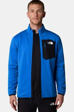 Discount The North Face Fleece Crest Fz mid blue/black