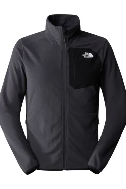 Fashion The North Face Fleece Experid Grid Jacket Asphalt Grey/Tnf Black