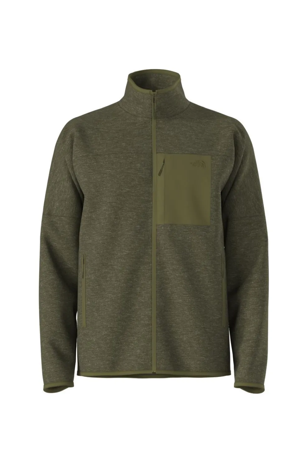 Discount The North Face Fleece Front Range Forest Olive Heather