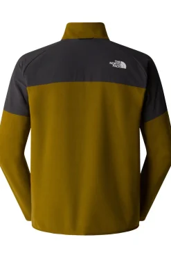 Clearance The North Face Fleece Glacier Heavyweight Full Zip Moss Green/Asphalt Grey