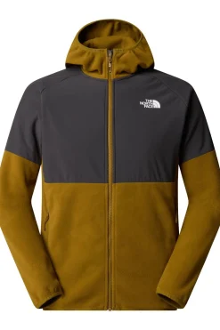 Fashion The North Face Fleece Glacier Heavyweight Full Zip Hd Moss Green/Asphalt Grey