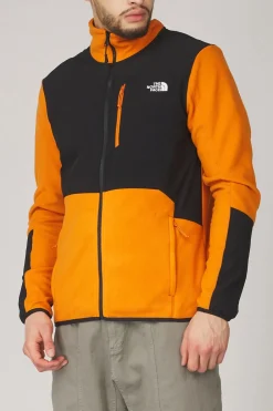 Discount The North Face Fleece Glacier Pro Fz Desert Rust/Tnf Black