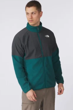 Clearance The North Face Fleece Glacier Heavyweight Full Zip Deep Nori/Asphalt Grey/