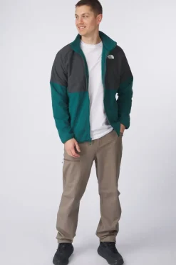 Clearance The North Face Fleece Glacier Heavyweight Full Zip Deep Nori/Asphalt Grey/