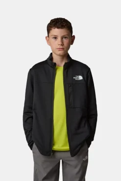 Outlet The North Face Fleece Teen Hike Midlayer Fz black