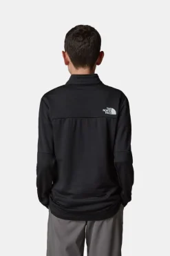Outlet The North Face Fleece Teen Hike Midlayer Fz black