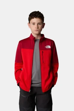 Best The North Face Fleece Teen Hike Midlayer Fz red/dark red