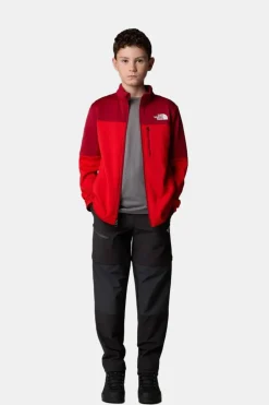 Best The North Face Fleece Teen Hike Midlayer Fz red/dark red