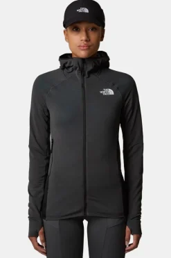 Fashion The North Face Fleece W Bolt Polartec Hoodie dark grey/black