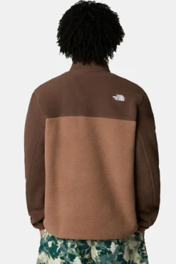 New The North Face Fleece Yumiori 1/4 Zip mid brown/dark brown