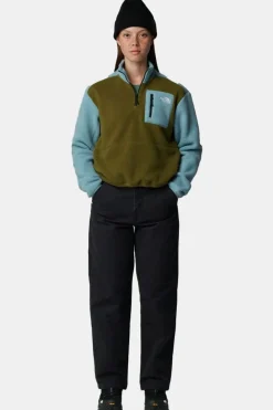 Outlet The North Face Fleece Yumiori 1/4 Zip dark khaki/mid blue