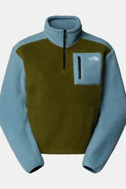 Outlet The North Face Fleece Yumiori 1/4 Zip dark khaki/mid blue