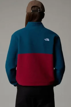 New The North Face Fleece Yumiori 1/4 Zip Beetroot/Midnight Petrol