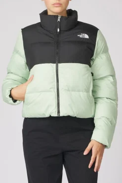 Sale The North Face Jas Cropped Saikuru Misty Sage Tnf Black