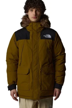 Outlet The North Face Jas Mcmurdo Parka Moss Green/Tnf Black