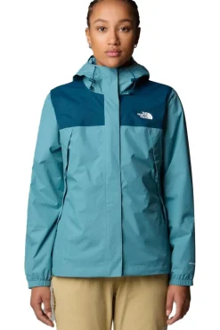 Discount The North Face Regenjas Antora Algae Blue/Midnight Petrol