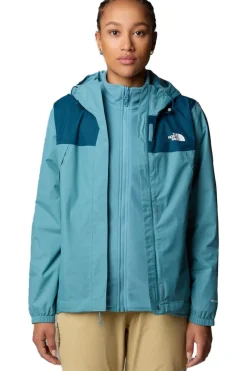 Discount The North Face Regenjas Antora Algae Blue/Midnight Petrol