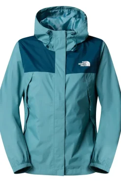 Discount The North Face Regenjas Antora Algae Blue/Midnight Petrol
