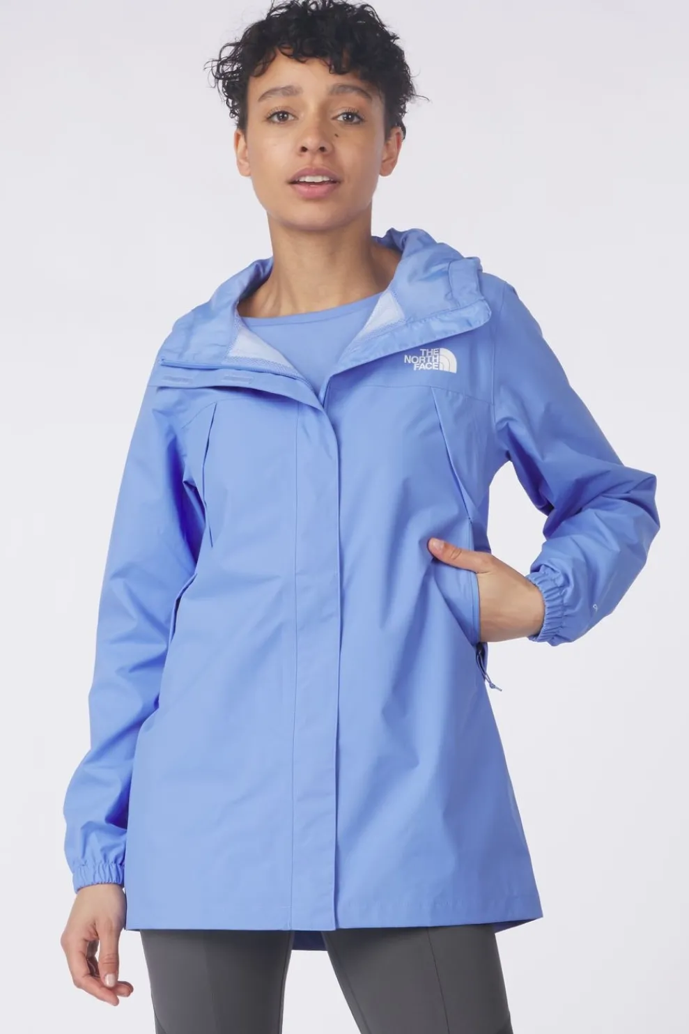 Outlet The North Face Regenjas W Antora Rain Parka - Refit Virtual Blue