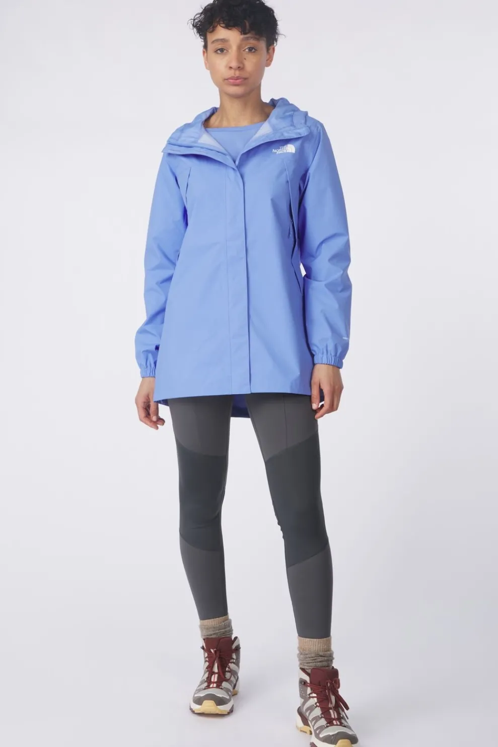 Outlet The North Face Regenjas W Antora Rain Parka - Refit Virtual Blue