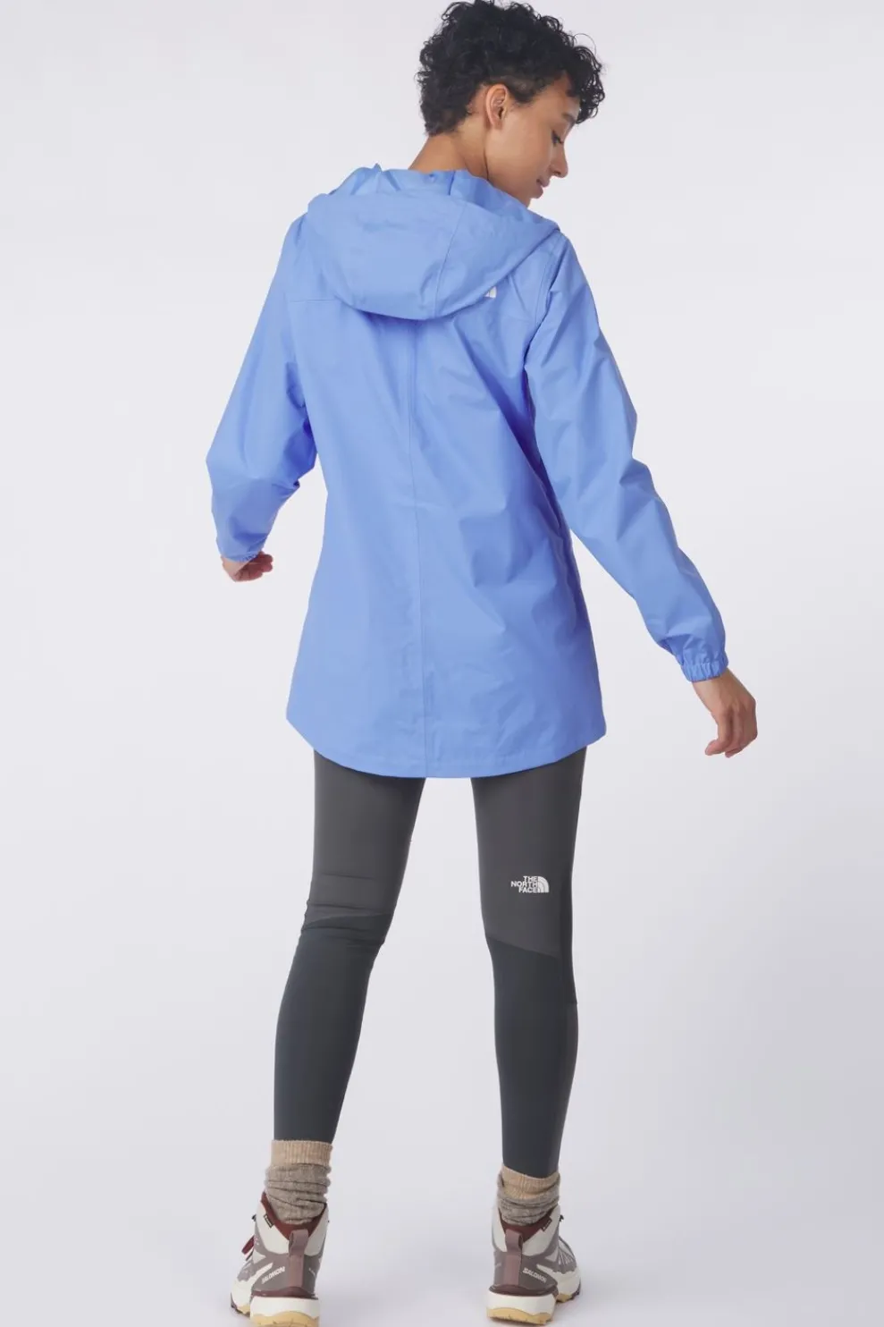 Outlet The North Face Regenjas W Antora Rain Parka - Refit Virtual Blue