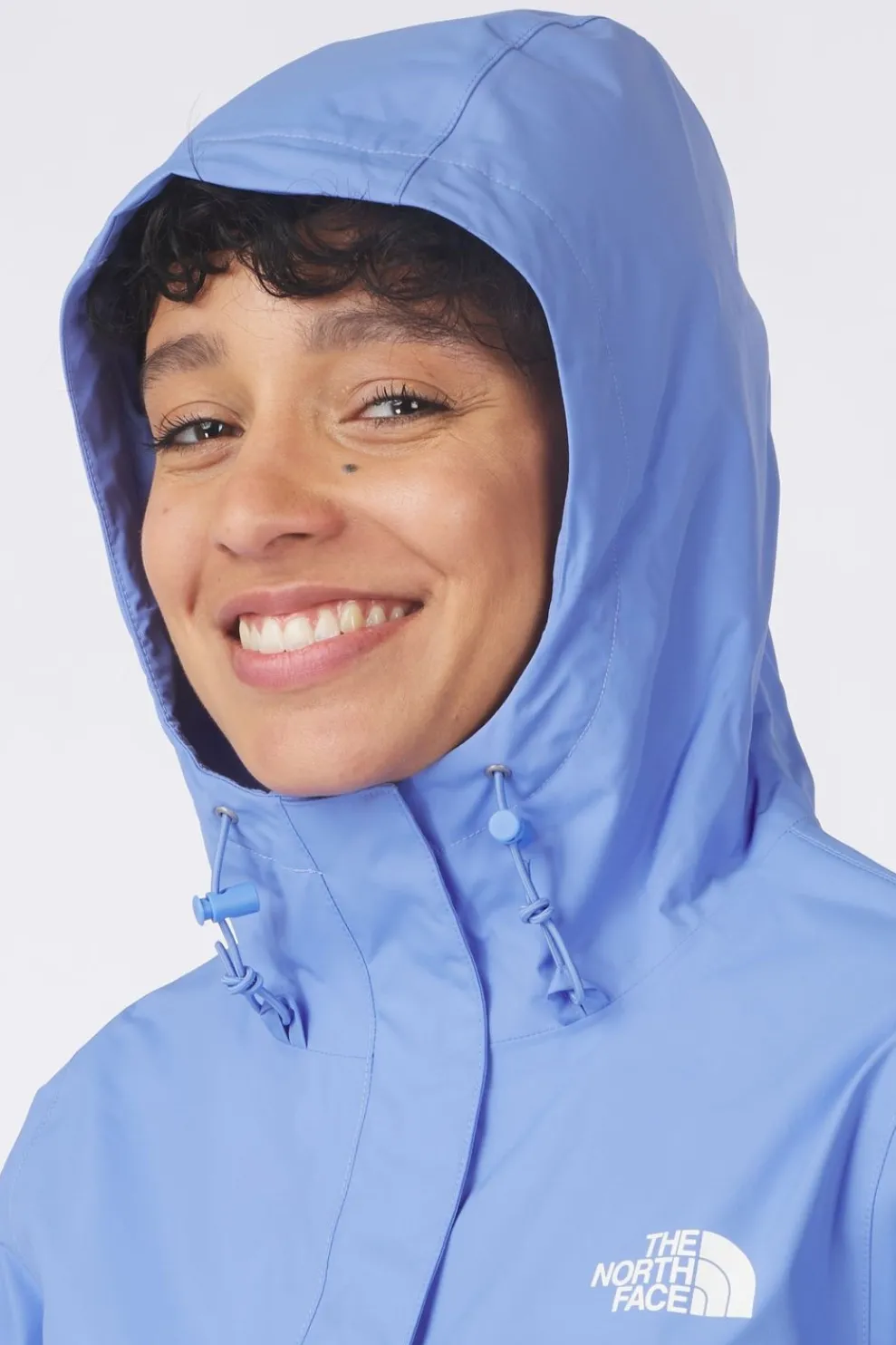 Outlet The North Face Regenjas W Antora Rain Parka - Refit Virtual Blue
